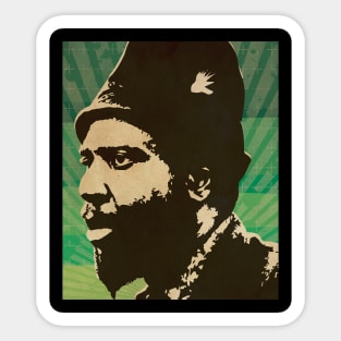 Thelonious Monk // Retro Poster Jazz Sticker